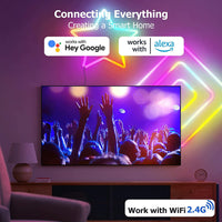 Application de contrôle Graffiti Smart LED Light avec bande néon